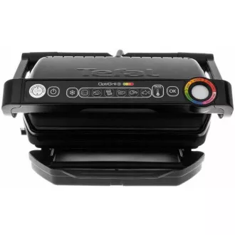 Grill kontaktowy Tefal Optigrill GC712834, 2000 W, 6 programów, wskaźnik postępu, tacka ociekowa, czarny Grill kontaktowy Tefal Optigrill GC712834, 2000 W, 6 programów, wskaźnik postępu, tacka ociekowa, czarny