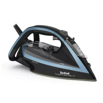 Żelazko parowe Tefal TurboPro FV5695E1, 3000 W, automatyczne wyłączanie, zraszanie, czarny/niebieski Żelazko parowe Tefal TurboPro FV5695E1, 3000 W, automatyczne wyłączanie, zraszanie, czarny/niebieski