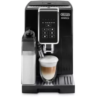 Automatyczny ekspres do kawy DeLonghi Dinamica ECAM 350.50.B, 15 bar, 1450 W, wbudowany młynek, system mleczny, podwójny kubek Automatyczny ekspres do kawy DeLonghi Dinamica ECAM 350.50.B, 15 bar, 1450 W, wbudowany młynek, system mleczny, podwójny kubek