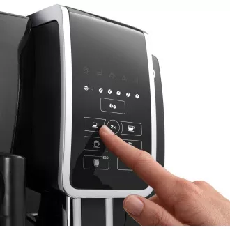 Automatyczny ekspres do kawy DeLonghi Dinamica ECAM 350.50.B, 15 bar, 1450 W, wbudowany młynek, system mleczny, podwójny kubek Automatyczny ekspres do kawy DeLonghi Dinamica ECAM 350.50.B, 15 bar, 1450 W, wbudowany młynek, system mleczny, podwójny kubek