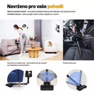 Lauben Stick Vacuum & Mop 3w1 Pet Deluxe 400BC