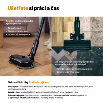Lauben Stick Vacuum & Mop 3w1 Pet Deluxe 400BC