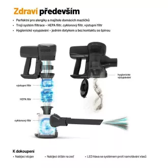Lauben Stick Vacuum & Mop 3w1 Pet Deluxe 400BC
