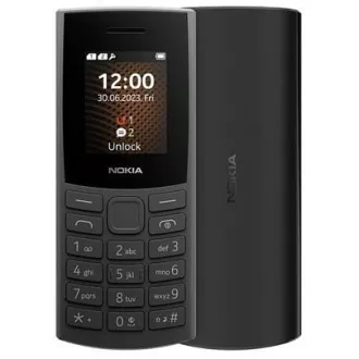 Nokia 105 Dual SIM, 4G, černá (2023) - Rozpakowany