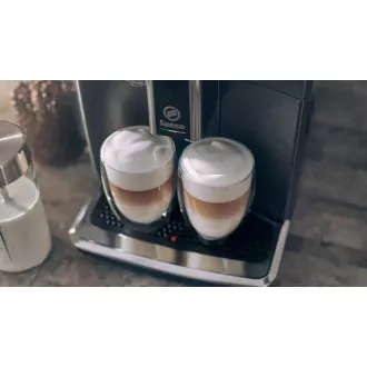 SAECO SM8780/00 Xelsis Deluxe, ekspres do kawy z ekranem dotykowym, pojemnik na mleko, 2 filiżanki na raz, 6 programów, czarny SAECO SM8780/00 Xelsis Deluxe, ekspres do kawy z ekranem dotykowym, pojemnik na mleko, 2 filiżanki na raz, 6 programów, czarny