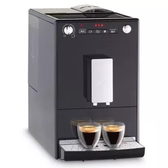 MELITTA Solo Frosted Black, ekspres do kawy, 15 barów, 2 filiżanki na raz, wbudowany młynek, receptura bez nabiału, czarny MELITTA Solo Frosted Black, ekspres do kawy, 15 barów, 2 filiżanki na raz, wbudowany młynek, receptura bez nabiału, czarny