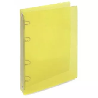Segregator A4 2cm 4 pierścienie śr. żółty Segregator A4 2cm 4 pierścienie śr. żółty