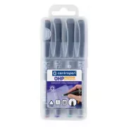 Marker Centropen 2636/4 F permanent 4 kolory 0,6 mm