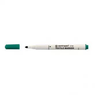 Marker Centropen 2739 do tekstyliów zielona końcówka cylindryczna 3,5 mm