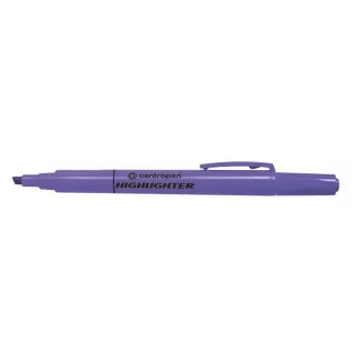 Zakreślacz Centropen 8722 fioletowa końcówka klinowa 1-4mm Zakreślacz Centropen 8722 fioletowa końcówka klinowa 1-4mm