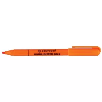 Zakreślacz Centropen 2822 pomarańczowa końcówka klinowa szerokość 1-3mm Zakreślacz Centropen 2822 pomarańczowa końcówka klinowa szerokość 1-3mm