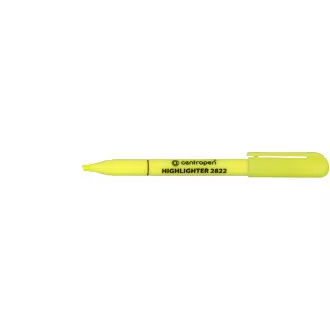 Zakreślacz Centropen 2822 żółta końcówka klinowa szerokość 1-3mm Zakreślacz Centropen 2822 żółta końcówka klinowa szerokość 1-3mm