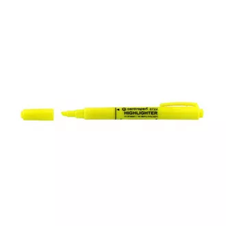 Zakreślacz Centropen 8722 żółta końcówka klinowa 1-4mm Zakreślacz Centropen 8722 żółta końcówka klinowa 1-4mm