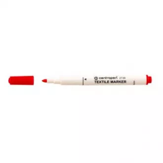 Marker Centropen 2739 do tekstyliów czerwona końcówka cylindryczna 3,5 mm