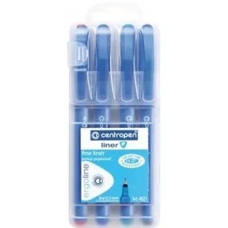 Marker Centropen 4621/4 F Liner 4 kolory 0,3 mm
