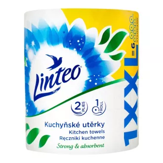 Ręcznik papierowy w rolce Linteo XXL biały 2 szt. 60m Ręcznik papierowy w rolce Linteo XXL biały 2 szt. 60m