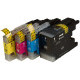 MultiPack BROTHER LC-1280 (LC1280BK, LC1280C, LC1280M, LC1280Y) - Tusz TonerPartner PREMIUM, black + color (czarny + kolor)