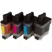 MultiPack BROTHER LC-900 + 20szt papieru foto (LC900BK,  LC900C,  LC900M,  LC900Y) - Tusz TonerPartner PREMIUM, black + color (czarny + kolor)