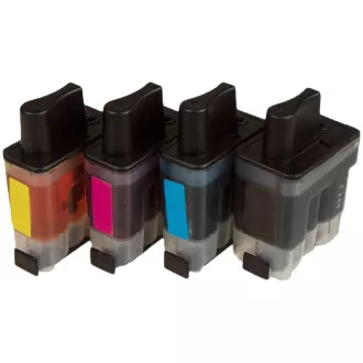MultiPack TonerPartner tusz PREMIUM do BROTHER LC-900 + 20ks fotopapíru (LC900BK,  LC900C,  LC900M,  LC900Y), black + color (czarny + kolor)