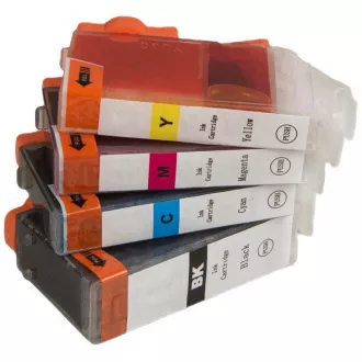 MultiPack CANON BCI-3 (BCI-3 CMYK) - Tusz TonerPartner PREMIUM, black + color (czarny + kolor)