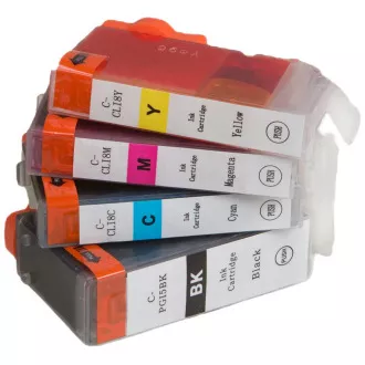MultiPack CANON PGI-5, CLI-8 (0628B001, 0621B029) - Tusz TonerPartner PREMIUM, black + color (czarny + kolor)