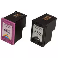 MultiPack TonerPartner tusz PREMIUM do HP 652-XL (F6V25A, F6V24A), black + color (czarny + kolor)