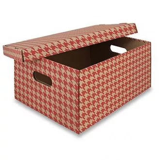 Pudło archiwizacyjne 440x320x200mm EMBA RDV czerwone Pudło archiwizacyjne 440x320x200mm EMBA RDV czerwone