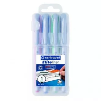 Marker Centropen 4721/4 F Elite liner 4 kolory 0,3mm