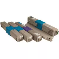 MultiPack OKI C301 (C301-BK, C301-C, C301-M, C301-Y) - Toner TonerPartner PREMIUM, black + color (czarny + kolor)
