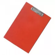Blok do pisania A4 jednopłytkowy laminowany czerwony