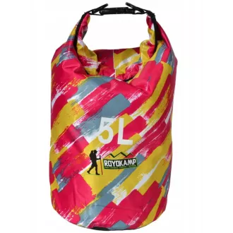 Wodoodporny worek ROYOKAMP Dry Bag 10 l, multicolor 1 (różowy/żółty)