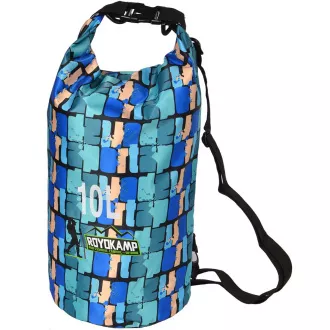 Wodoodporny worek ROYOKAMP Dry Bag 10 l, wielokolorowy (niebieski/turkusowy) Wodoodporny worek ROYOKAMP Dry Bag 10 l, wielokolorowy (niebieski/turkusowy)