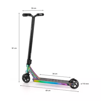 Hulajnoga freestyle MOVINO Stunt ELITE, Neochrom