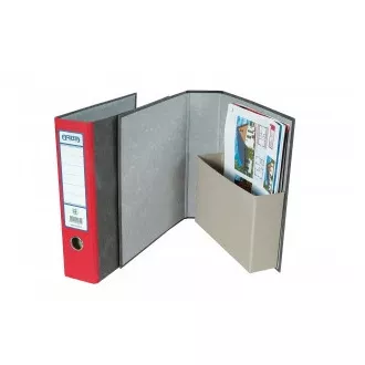 Segregator archiwizacyjny z kieszenią A4 7,5cm czerwony Segregator archiwizacyjny z kieszenią A4 7,5cm czerwony