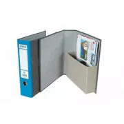 Teczka z kieszenią A4 7,5cm niebieska
