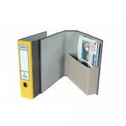 Teczka z kieszenią A4 7,5cm żółta