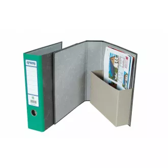 Teczka z kieszenią A4 7,5cm zielona Teczka z kieszenią A4 7,5cm zielona