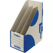 Pudełko na czasopisma A4 Trio 300x220x130mm EMBA niebieskie