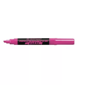 Zakreślacz Centropen 8542 Zakreślacz Flexi różowa końcówka klinowa 1-5mm