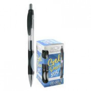 Długopis żelowy 205A 0,5mm czarny MF 273047