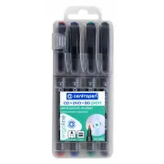 Marker Centropen 4606/4 CD/DVD/BD 4 kolory cylindryczna końcówka 1mm