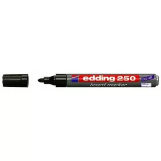 Marker Edding 250 na białej tablicy czarny 1,5-3mm Marker Edding 250 na białej tablicy czarny 1,5-3mm