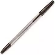 Jednorazowy czarny długopis