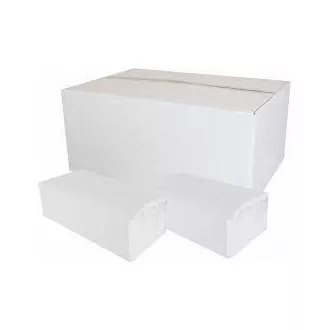 Ręczniki pap. Z-Z 2vrs. biały 100% celuloza 25x21cm 20x150szt=3000szt