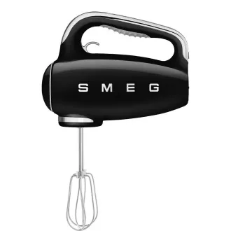 Blender ręczny Smeg HMF01BLEU, 250 W, 9 programów, timer, turbo, elektroniczny tempomat, czarny