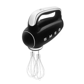 Blender ręczny Smeg HMF01BLEU, 250 W, 9 programów, timer, turbo, elektroniczny tempomat, czarny