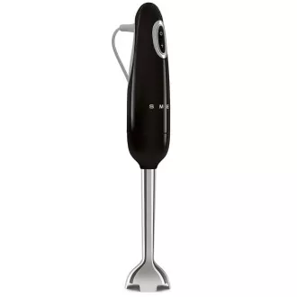 Smeg HBF11BLEU blender kielichowy, 700 W, 14850 obr/min, turbo, 50's Style, antypoślizgowy uchwyt, czarny