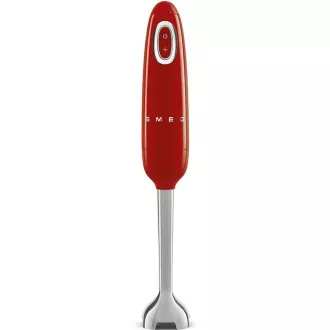 Smeg HBF11RDEU blender kielichowy, 700 W, 14850 obr/min, turbo, 50's Style, antypoślizgowy uchwyt, czerwony