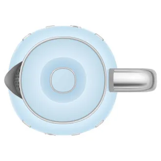 Smeg KLF05PBEU – mini czajnik elektryczny, 0,8 l / 3 filiżanki, 1400 W, styl lat 50., pastelowy niebieski Smeg KLF05PBEU – mini czajnik elektryczny, 0,8 l / 3 filiżanki, 1400 W, styl lat 50., pastelowy niebieski
