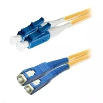 Dupleksowy kabel krosowy SM 9/125, OS2, LC-SC, LS0H, 7m